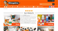 Desktop Screenshot of colles-cleopatre.com